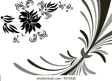 Abstract floral background