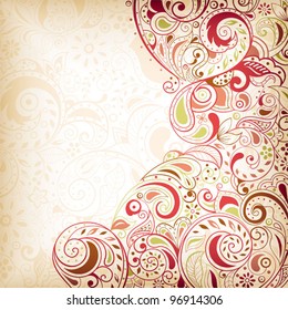 Abstract Floral Background