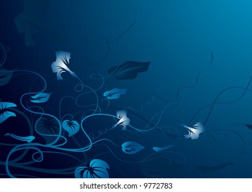 Abstract floral background