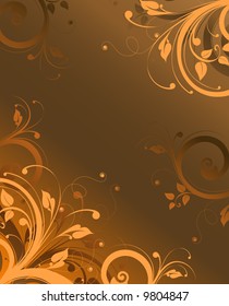Abstract floral background