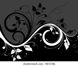 Abstract floral background