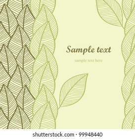 Abstract floral background
