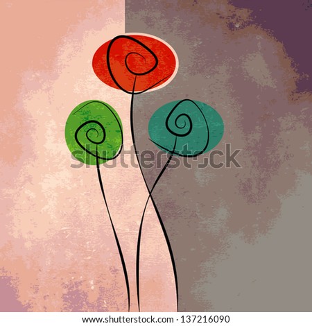 abstract floral background