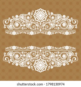 abstract floral  background with decorative flowers for design