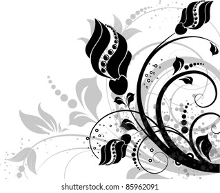 Abstract floral background for deisign
