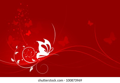Abstract floral background for design.