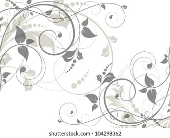 Fondo floral abstracto para el diseño.