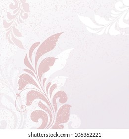 Abstract floral background for design
