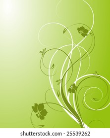 Abstract floral background for design.