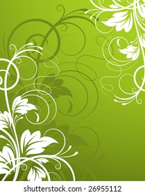 Abstract floral background for design.
