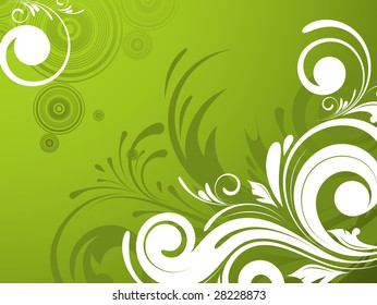 Abstract floral background for design.