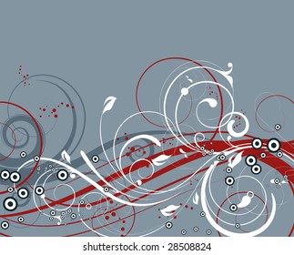 Abstract  floral background for design.