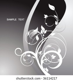 abstract floral background for design