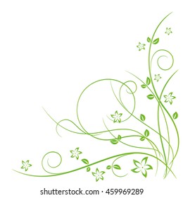 Abstract floral background for design 
