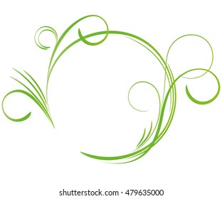 Abstract floral background for design
