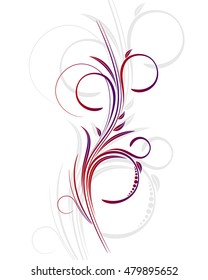 Abstract floral background for design