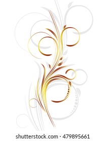 Abstract floral background for design