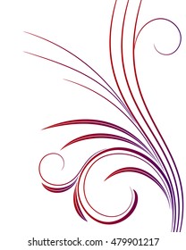 Abstract floral background for design.