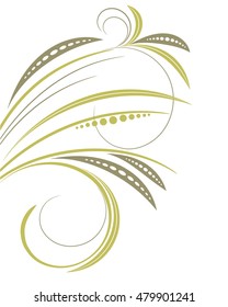 Abstract floral background for design.