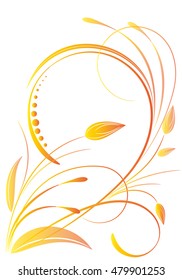 Abstract floral background for design.