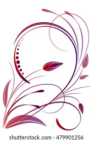 Abstract floral background for design.