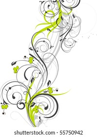 Abstract floral background for design.