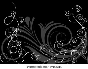 Abstract floral background for design.