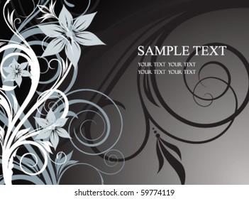 abstract floral background for design