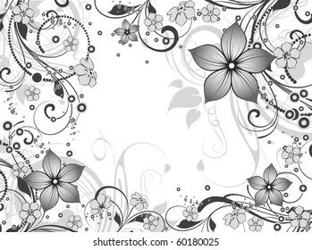 Abstract floral background for design.