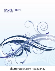 abstract floral background for design