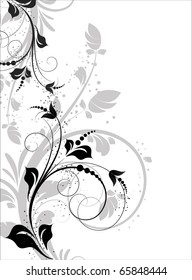 Abstract floral background for design.