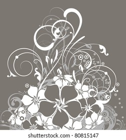 Abstract floral background for design.