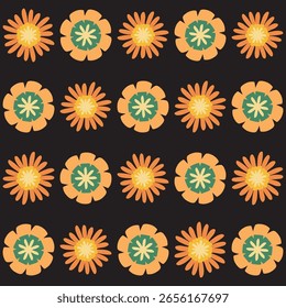 Abstraktes florales Hintergrunddesign mit künstlerischen botanischen Elementen