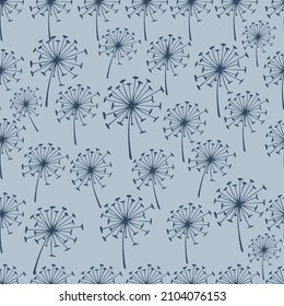 Resumen de fondo floral para el diseño, hermosa ilustración vectorial en un tono claro de fondo cian-azul.