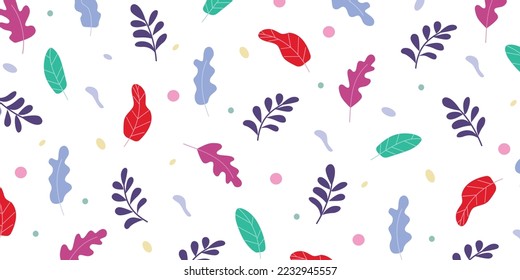 Abstract Floral background design with pattern composition. Trendy wallpaper for creative project and print design