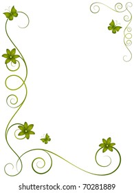 Resumen del fondo floral para el diseño. Vector.