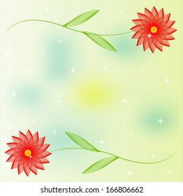 abstract floral background for a design,vector illustration