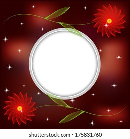 abstract floral background for a design,vector illustration