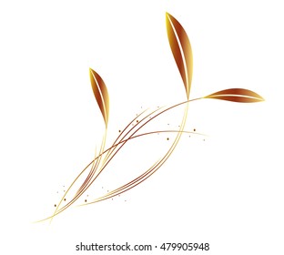 Abstract floral background. Element