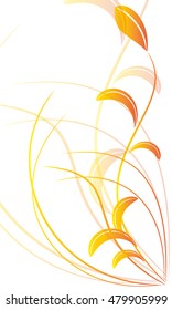 Abstract floral background. Element