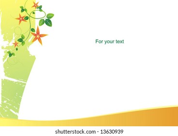 Fundo floral abstrato, elemento para design