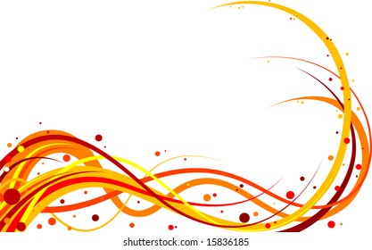 Abstract floral background, element for design.