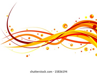 Abstract floral background, element for design.