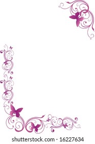 Abstract floral background, element for design