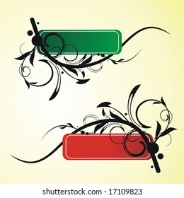 Abstract floral background, element for design
