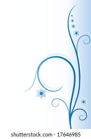 Abstract floral background, element for design