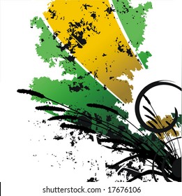 Abstract floral background, element for design