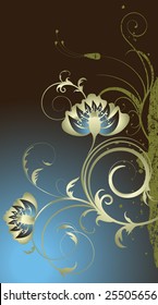 abstract floral background. element for design