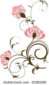 abstract floral background. element for design