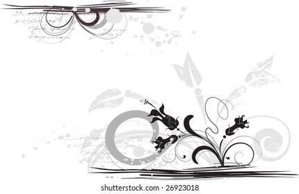 abstract floral background. element for design